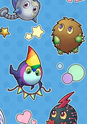Kuriboh Party Various Kuribohs from Yu-Gi-Oh!